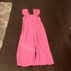 A cute pink romper